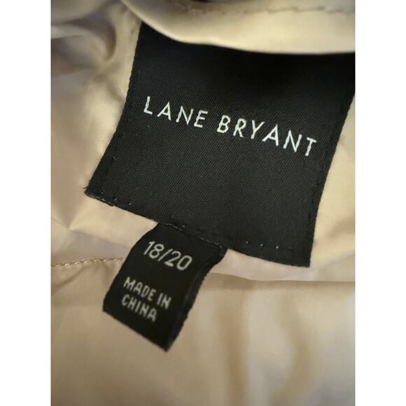 Lane Bryant Prima Puffer Plus 18/20 Gold Frappe Hood Packable Stretch Warm - Picture 3 of 9